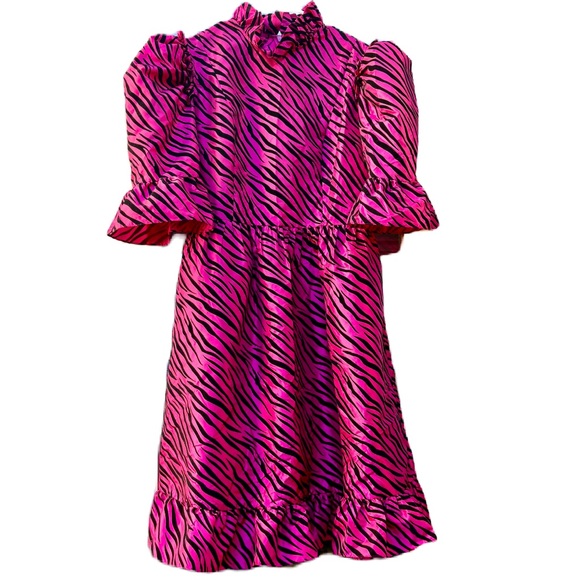 Batsheva Dresses & Skirts - Batsheva Pink Zebra Print Dress